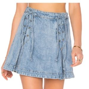 Free People Denim Skirt